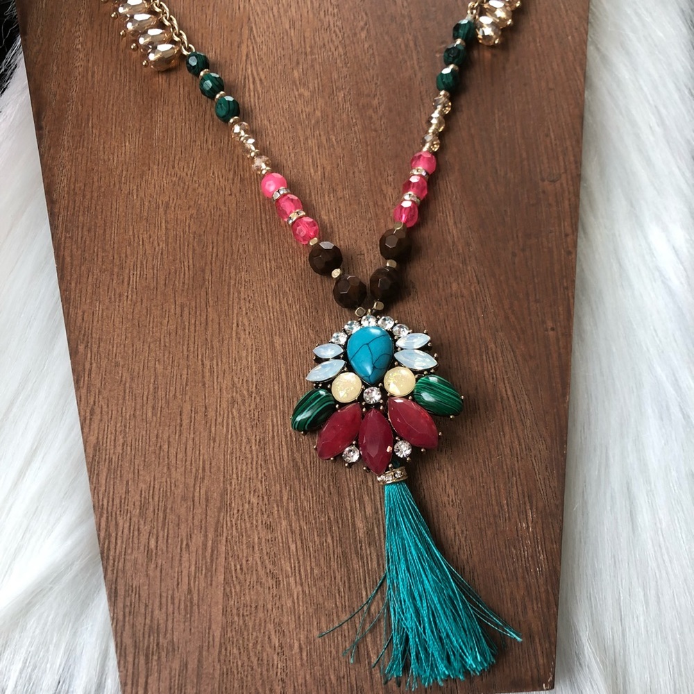 Long Tassel Necklace - Picture 5 of 6